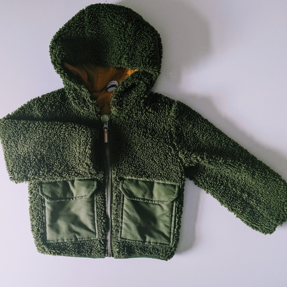 Sherpa bomber coat unisex